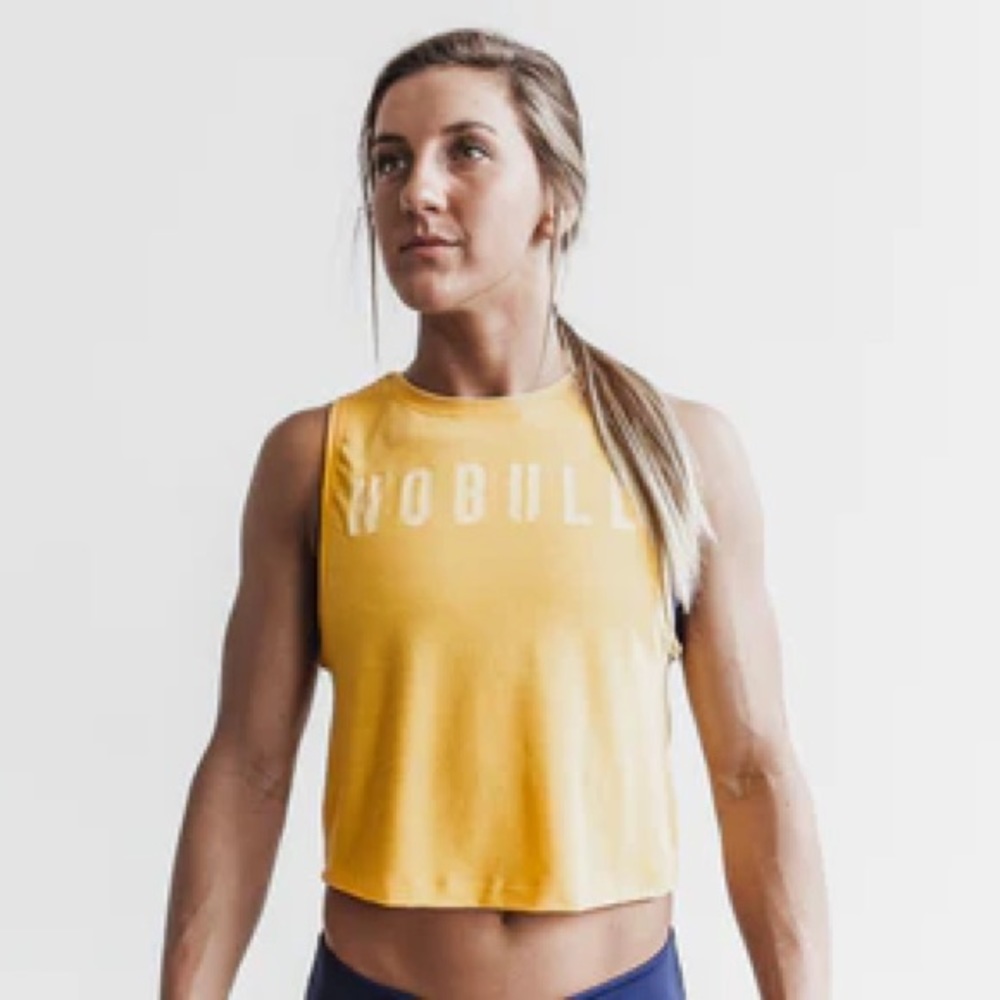 NOBULL Women’s Muscle Tank - Size M - Vintage Yellow